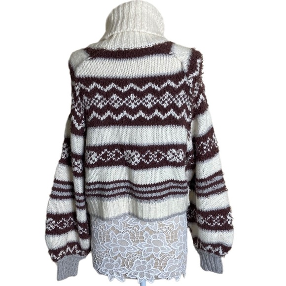 New Free People Check Me Out Pullover Sweater - Picture 3 of 9